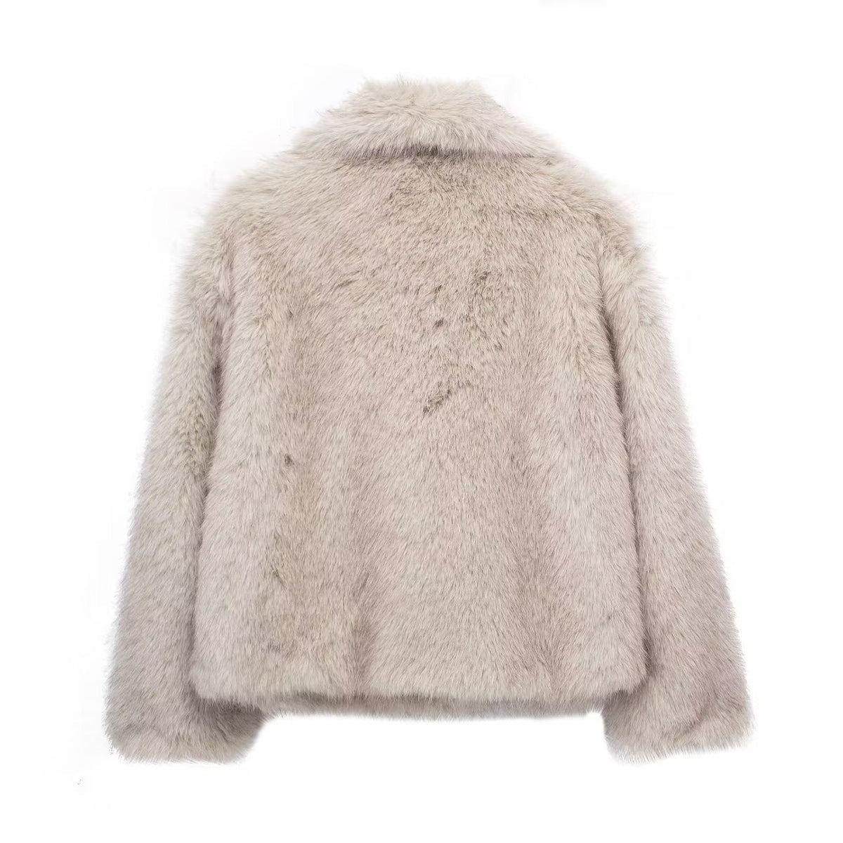 Ms Pretty Winter Flully Plush Coat